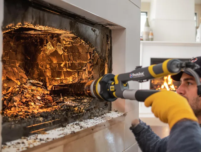 Professional chimney cleaning by Stoneham Chimney Sweep in Stoneham, MA