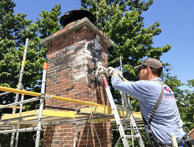 Structural chimney repair by Stoneham Chimney Sweep in Stoneham, MA
