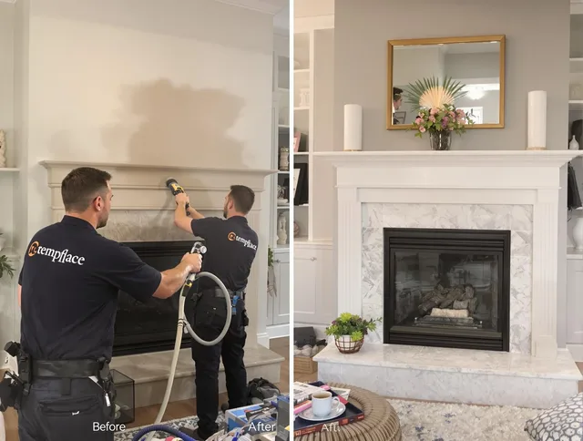 Professional soot removal by Stoneham Chimney Sweep team in Stoneham, MA